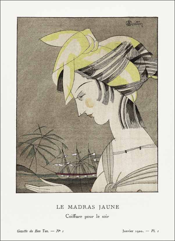 Image of Summer dress in Ceylon veil by Rodier, Charles Martin - plakat Wymiar do wyboru: 61x91,5 cm