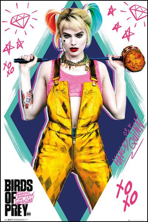 Image of Birds of Prey Ptaki Nocy Harley Quinn - plakat