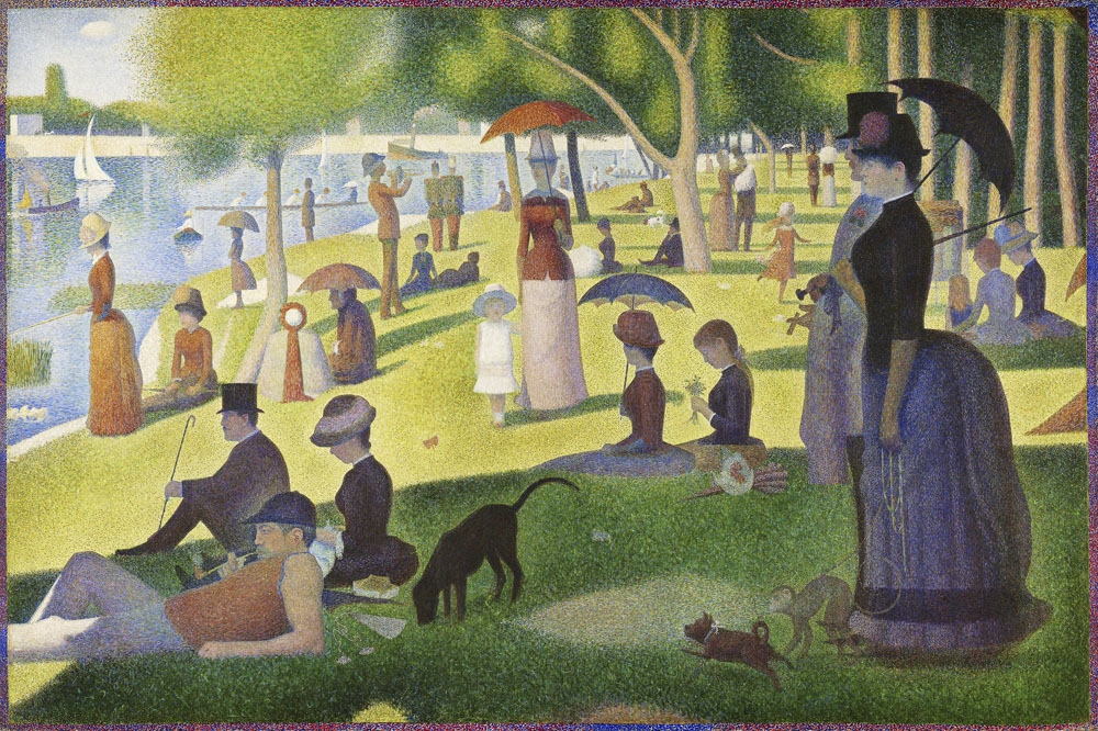 Image of Georges Seurat A Sunday on La Grande Jatte (1884) - plakat Wymiar do wyboru: 29,7x21 cm
