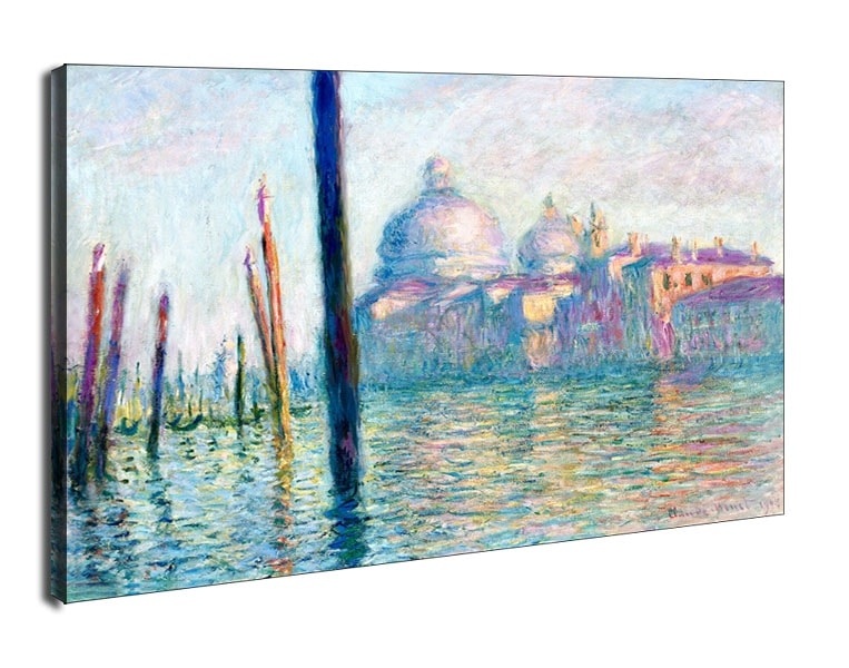 Image of The grand canal in venice, Claude Monet - obraz na płótnie Wymiar do wyboru: 70x50 cm