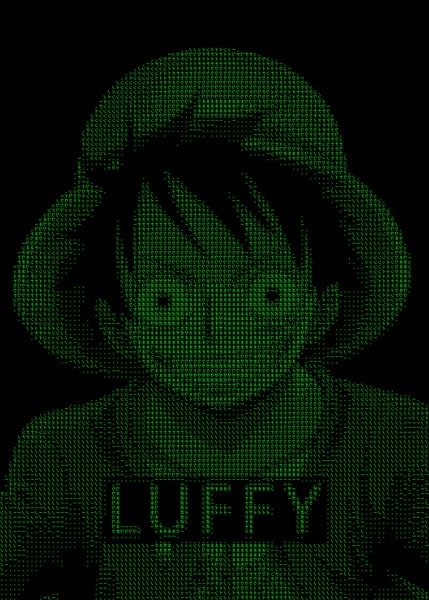 Image of H4CK3D - Luffy, One Piece - plakat Wymiar do wyboru: 61x91,5 cm