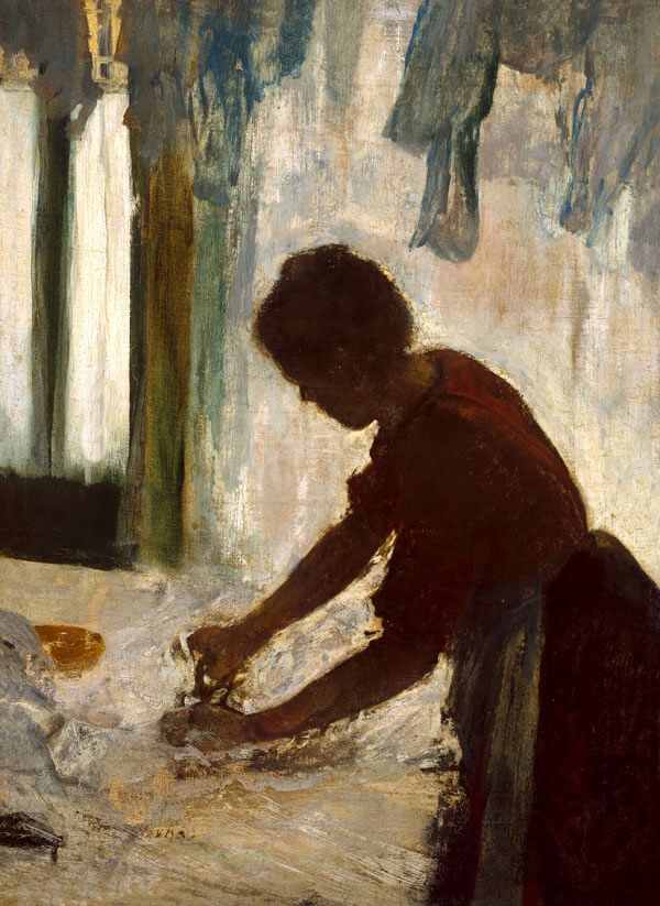 Image of A Woman Ironing, Edgar Degas - plakat Wymiar do wyboru: 30x40 cm
