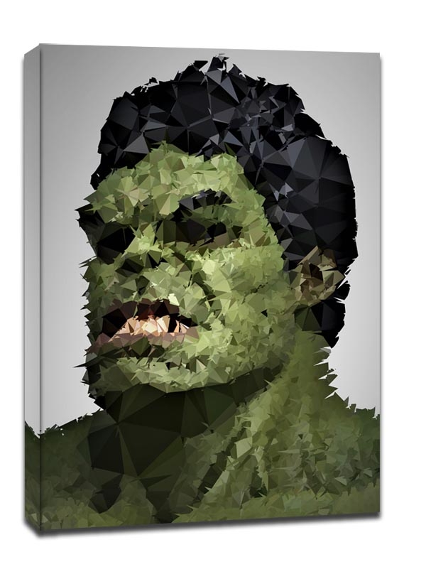 Image of POLYamory - Hulk, Marvel - obraz na płótnie Wymiar do wyboru: 20x30 cm