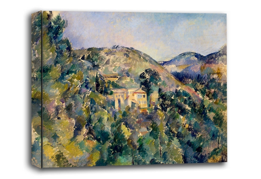 Image of View of the Domaine Saint-Joseph, Paul Cézanne - obraz na płótnie Wymiar do wyboru: 40x30 cm