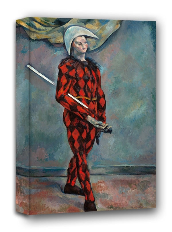 Image of Harlequin, Paul Cézanne - obraz na płótnie Wymiar do wyboru: 20x30 cm