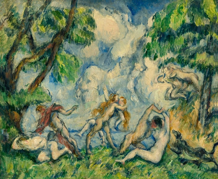 Image of The Battle of Love, Paul Cézanne - plakat Wymiar do wyboru: 100x70 cm