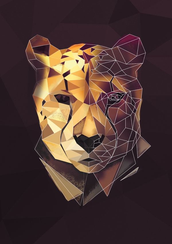 Image of Gepard - plakat Wymiar do wyboru: 61x91,5 cm