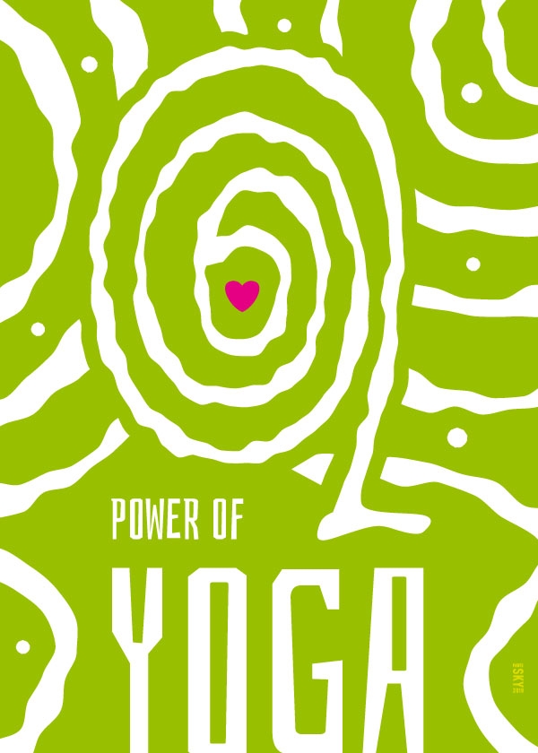 Image of joga - plakat Wymiar do wyboru: 20x30 cm