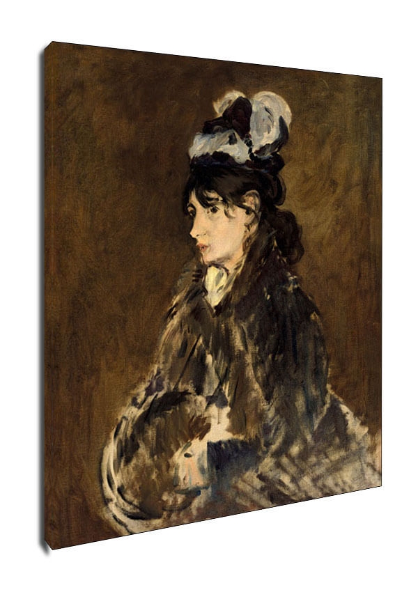 Image of Berthe Morisot, Edouard Manet - obraz na płótnie Wymiar do wyboru: 20x30 cm