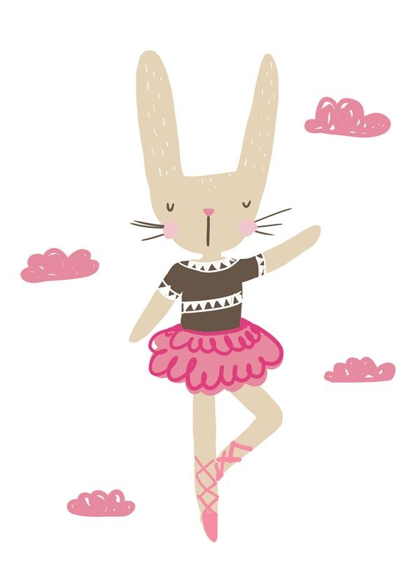 Image of Balerina II - plakat Wymiar do wyboru: 29,7x42 cm