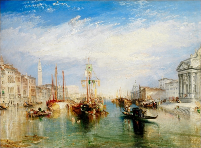 Image of Venice, from the Porch of Madonna della Salute, William Turner - plakat Wymiar do wyboru: 42x29,7 cm