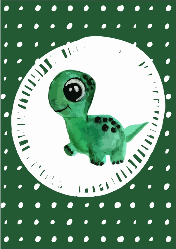 Image of Dino 2 - plakat Wymiar do wyboru: 60x80 cm
