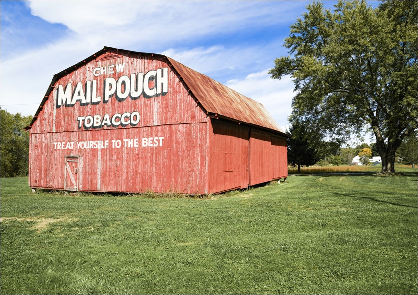 Image of Mail Pouch Barn in Stark County, Ohio., Carol Highsmith - plakat Wymiar do wyboru: 30x20 cm