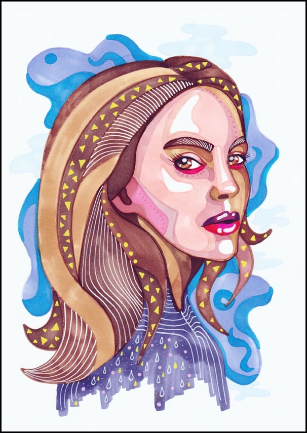 Image of Natalie - plakat Wymiar do wyboru: 30x40 cm