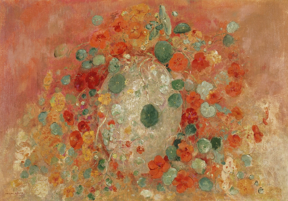 Image of Odilon Redon Nasturtiums (1905) - plakat Wymiar do wyboru: 30x20 cm