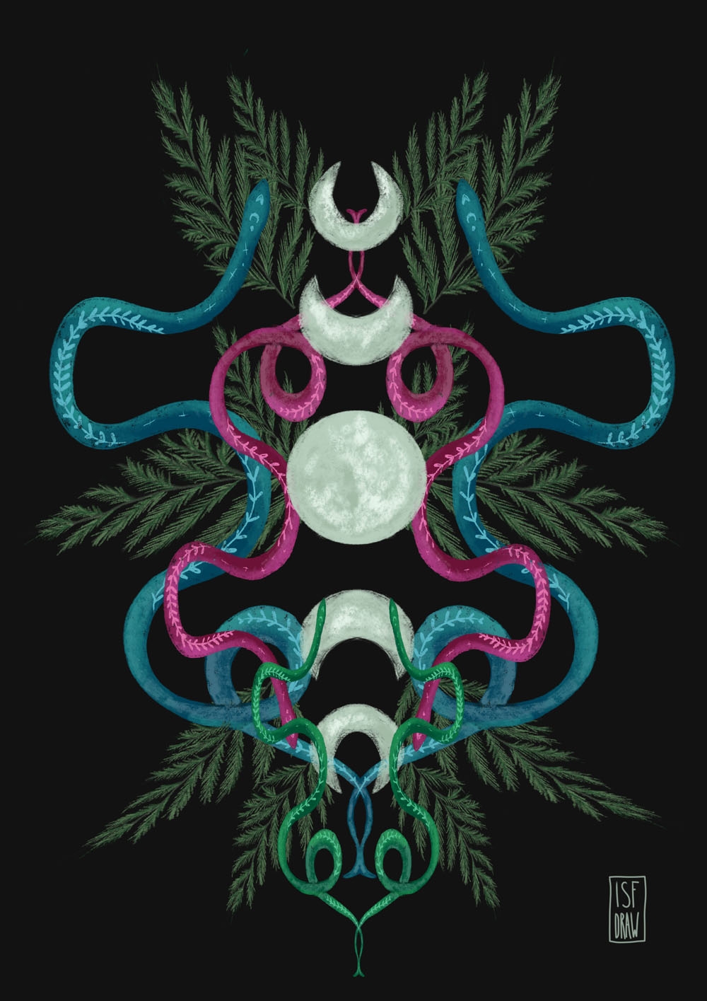 Image of Taniec Cieni - plakat Wymiar do wyboru: 40x60 cm