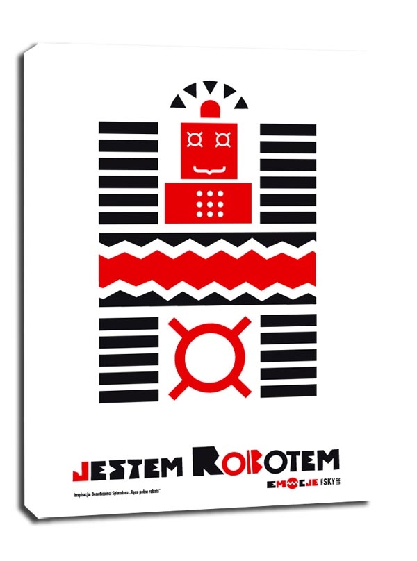 Image of jestem robotem - obraz na płótnie Wymiar do wyboru: 40x50 cm