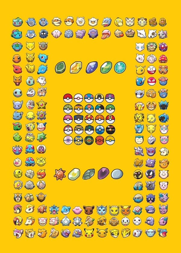 Image of Pokemon - The First Generation - plakat Wymiar do wyboru: 20x30 cm