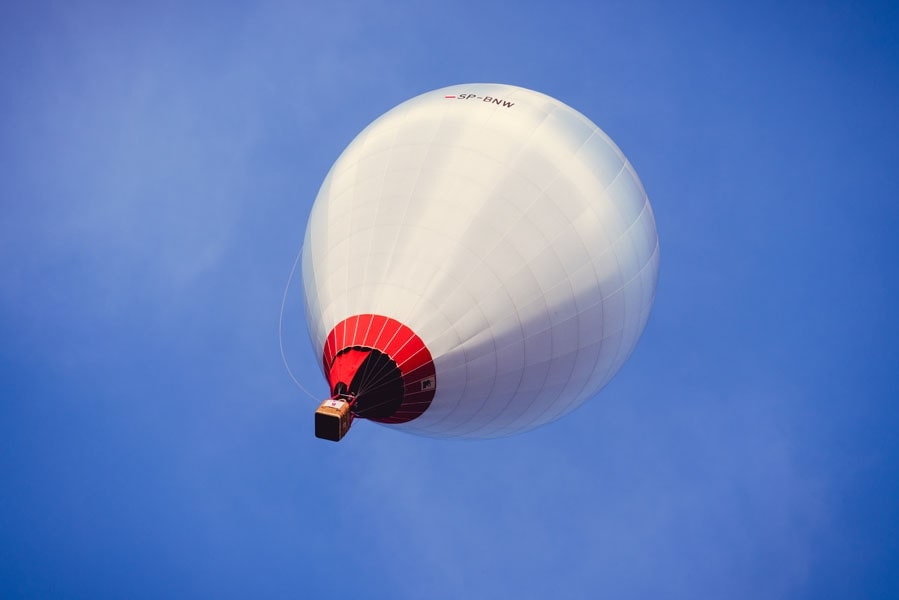 Image of Podniebny balon - plakat Wymiar do wyboru: 60x40 cm