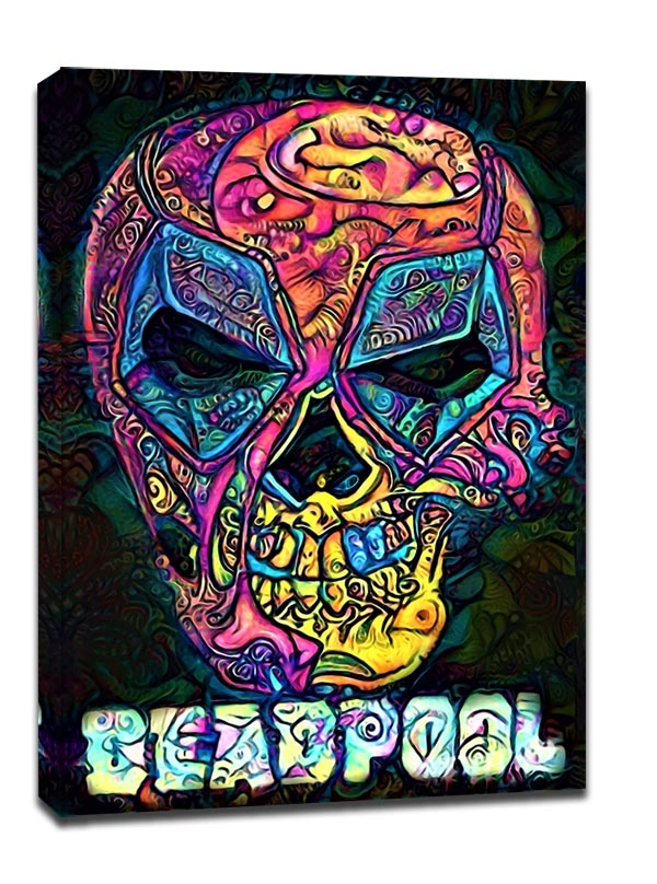 Image of PsychoSkulls, Deadpool, Marvel - obraz na płótnie Wymiar do wyboru: 20x30 cm