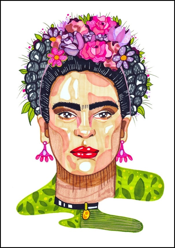 Image of Frida - plakat Wymiar do wyboru: 40x60 cm