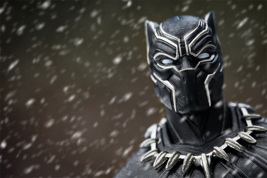 Image of Marvel Czarna Pantera Black Panther T-Challa - plakat Wymiar do wyboru: 40x30 cm