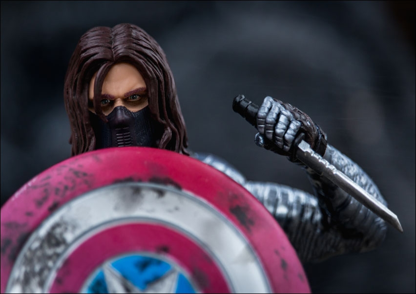Image of Bucky Barnes, Winter Soldier - plakat Wymiar do wyboru: 84,1x59,4 cm