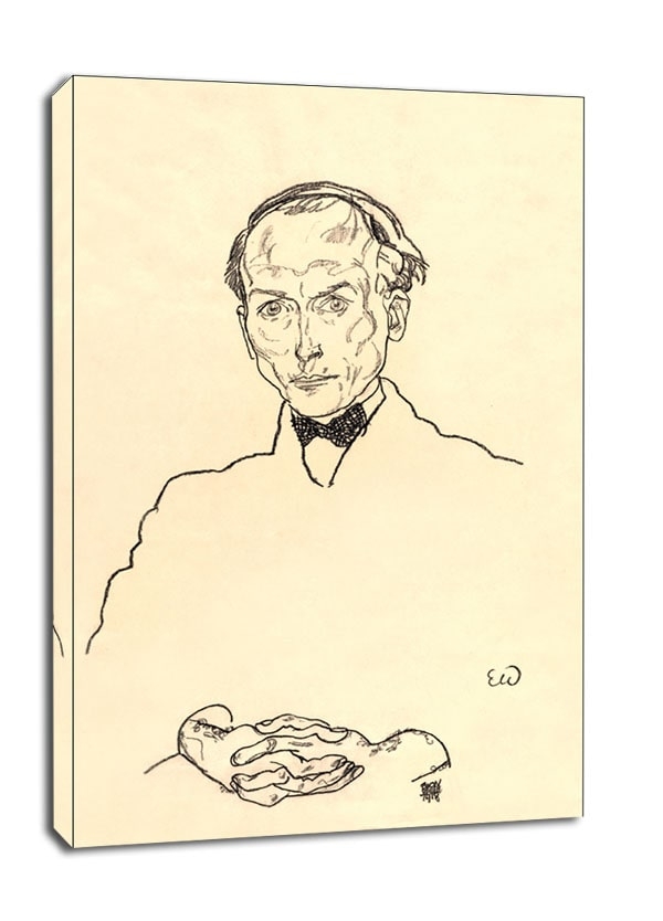 Image of Dr. Ernst Wagner, Egon Schiele - obraz na płótnie Wymiar do wyboru: 20x30 cm