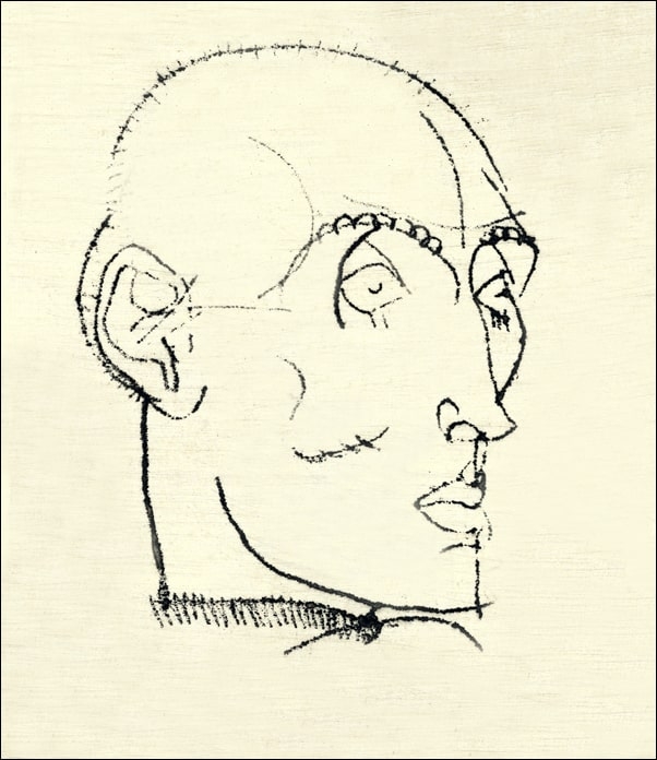 Image of Portrait of a Man, Egon Schiele - plakat Wymiar do wyboru: 40x60 cm