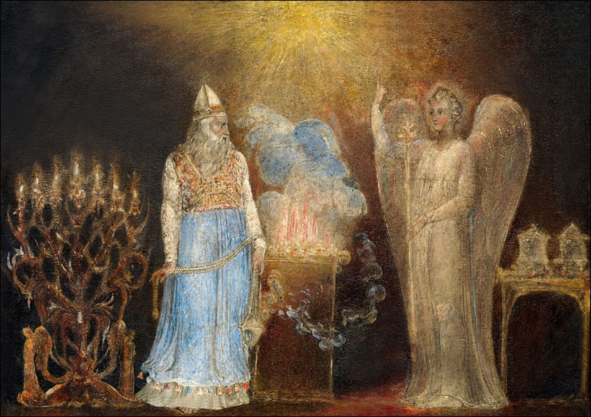 Image of The Angel Appearing to Zacharias, William Blake - plakat Wymiar do wyboru: 40x30 cm