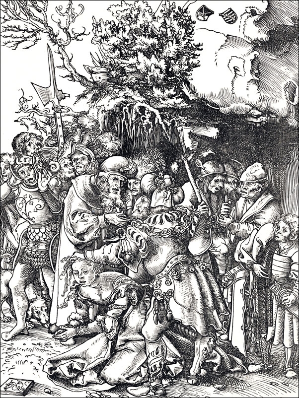 Image of The Martyrdom of St. Barbara, Lucas Cranach the Elder - plakat Wymiar do wyboru: 42x59,4 cm