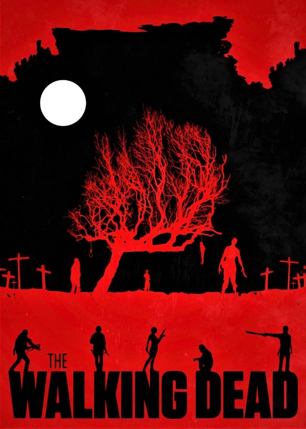 Image of The Walking Dead Vintage Poster v2 - plakat Wymiar do wyboru: 60x80 cm