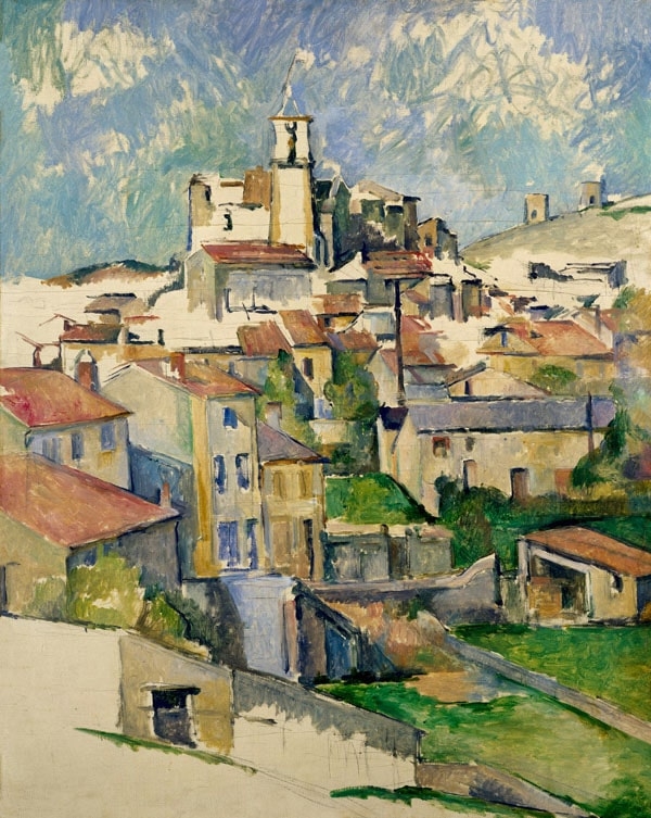 Image of gardanne, paul cézanne - plakat wymiar do wyboru: 60x80 cm
