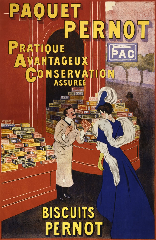 Image of Leonetto Cappiello Paquet Pernot: Biscuits Pernot (1905) - plakat Wymiar do wyboru: 60x80 cm
