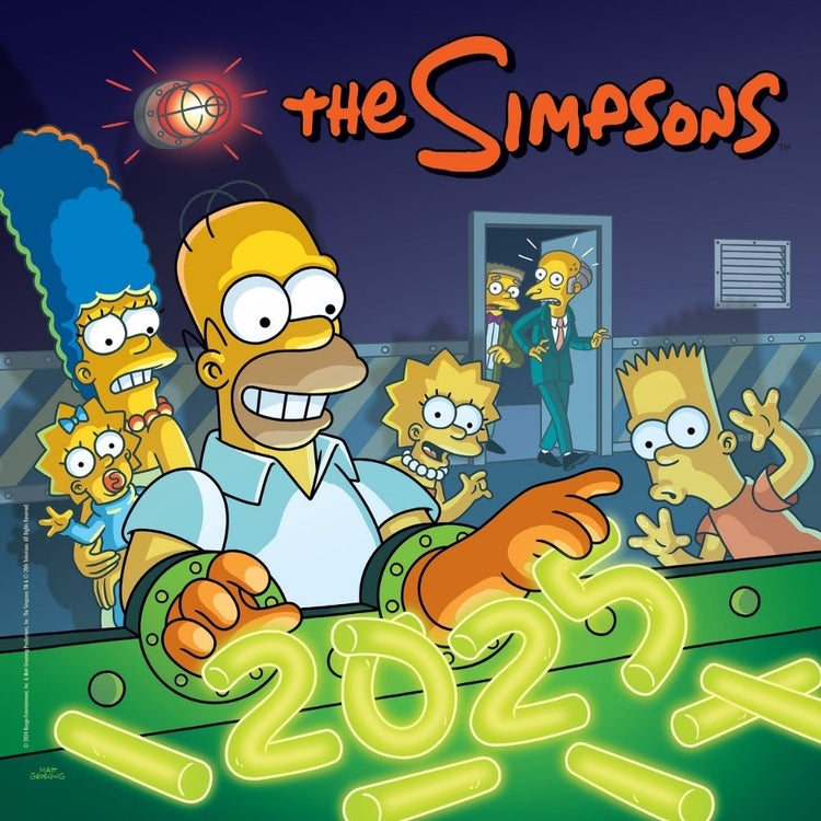 Image of The Simpsons Simpsonowie - Oficjalny Kalendarz 2025 Ścienny