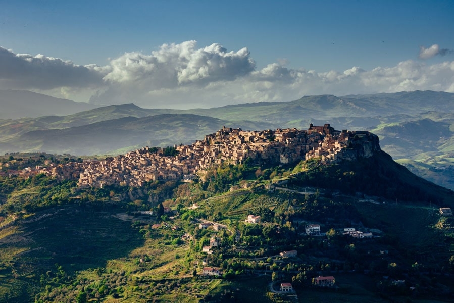 Image of Calascibetta - plakat Wymiar do wyboru: 60x40 cm