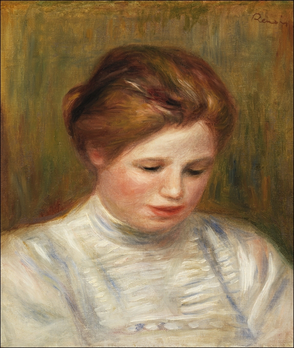 Image of Head, Auguste Renoir - plakat Wymiar do wyboru: 29,7x42 cm