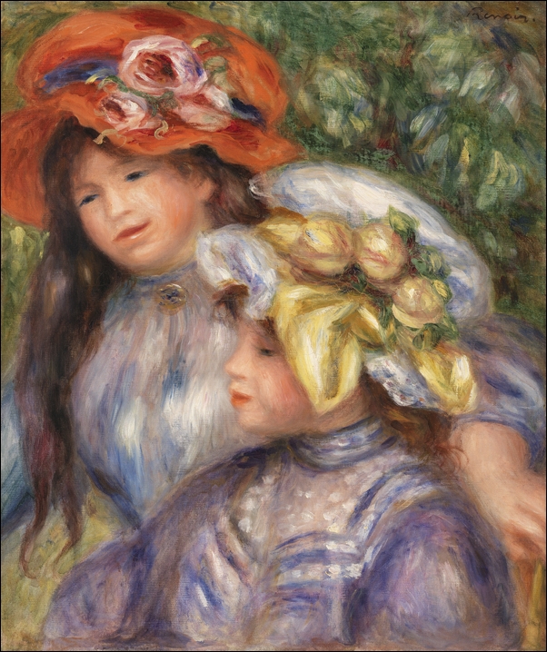 Image of Two Girls, Auguste Renoir - plakat Wymiar do wyboru: 40x50 cm