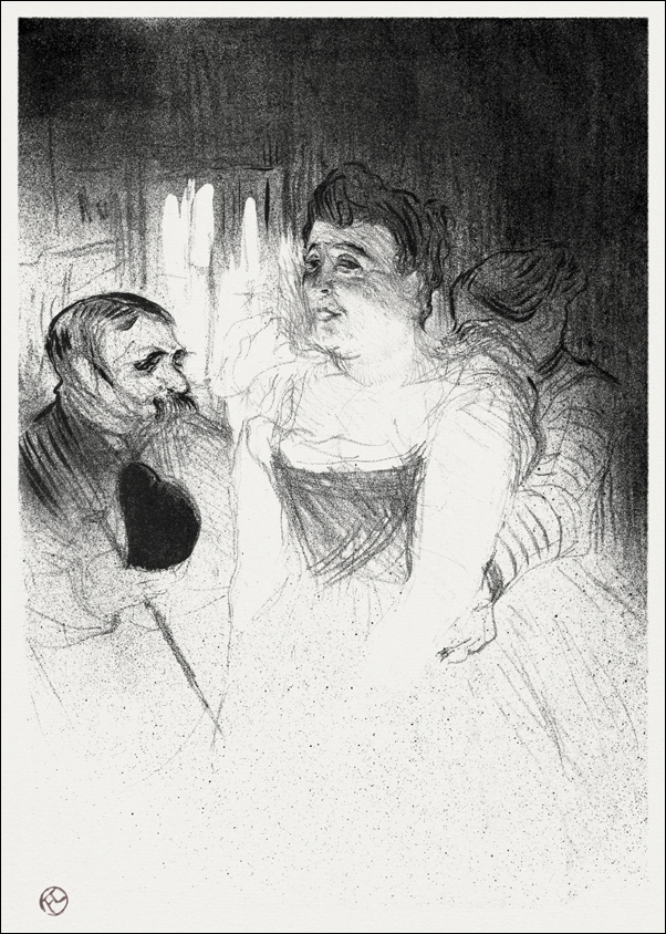 Image of Judic in the Loge, Henri De Toulouse-Lautrec - plakat Wymiar do wyboru: 29,7x42 cm