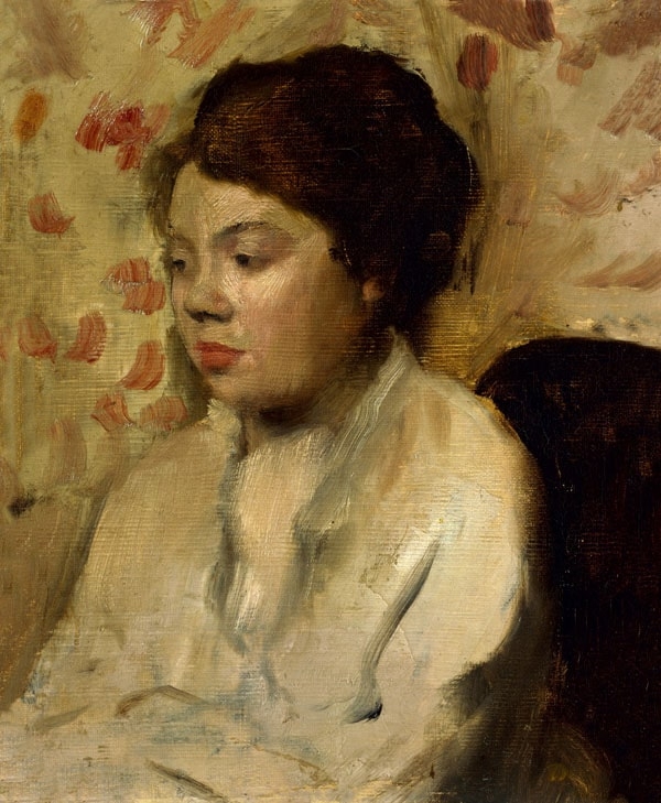 Image of Portrait of a Young Woman, Edgar Degas - plakat Wymiar do wyboru: 70x100 cm
