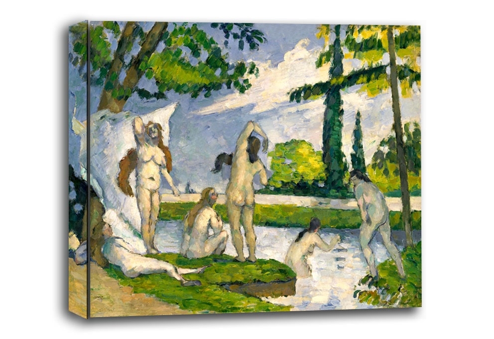 Image of Bathers, Paul Cézanne - obraz na płótnie Wymiar do wyboru: 120x90 cm