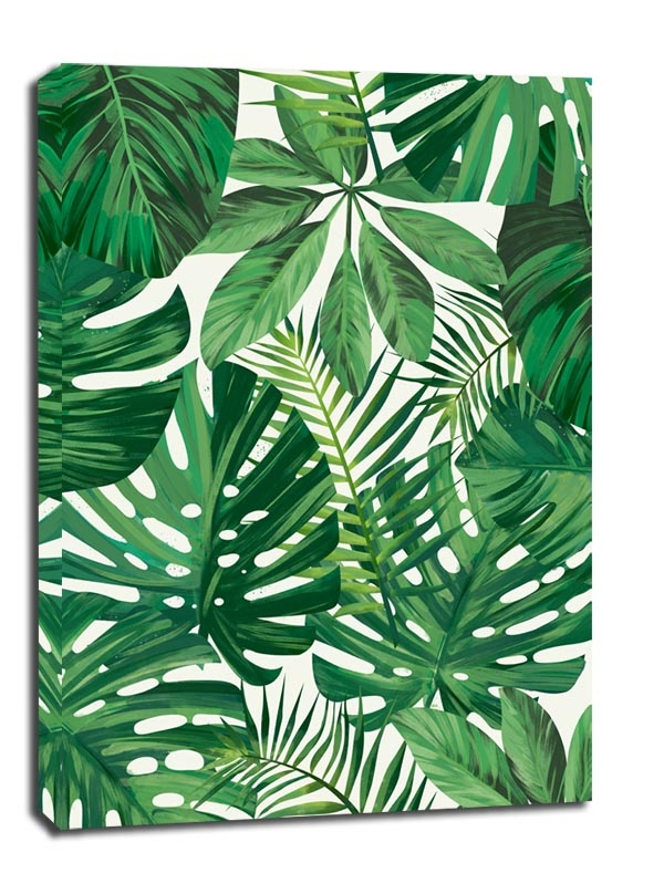Image of Zielone tło - obraz na płótnie Wymiar do wyboru: 90x120 cm