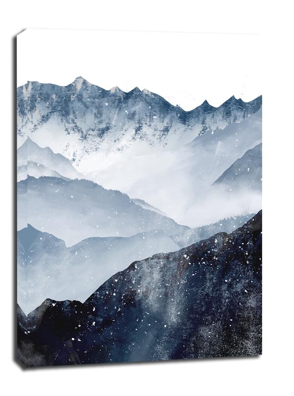 Image of Wzgórza, poranek - obraz na płótnie Wymiar do wyboru: 70x100 cm