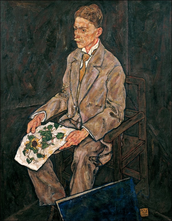 Image of Portret dr Franza Martina Haberditzla, Egon Schiele - plakat Wymiar do wyboru: 30x40 cm