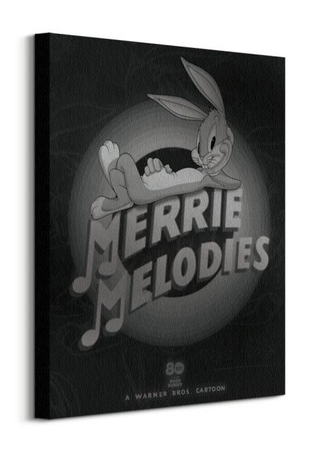 Image of Looney Tunes Bugs Bunny Vintage Merrie Melodies - obraz na płótnie