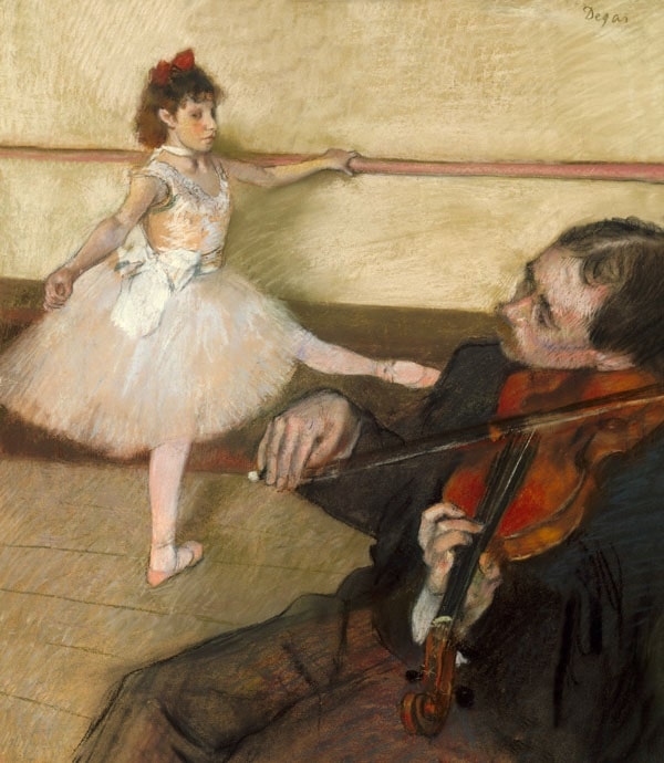 Image of The Dance Lesson, Edgar Degas - plakat Wymiar do wyboru: 61x91,5 cm