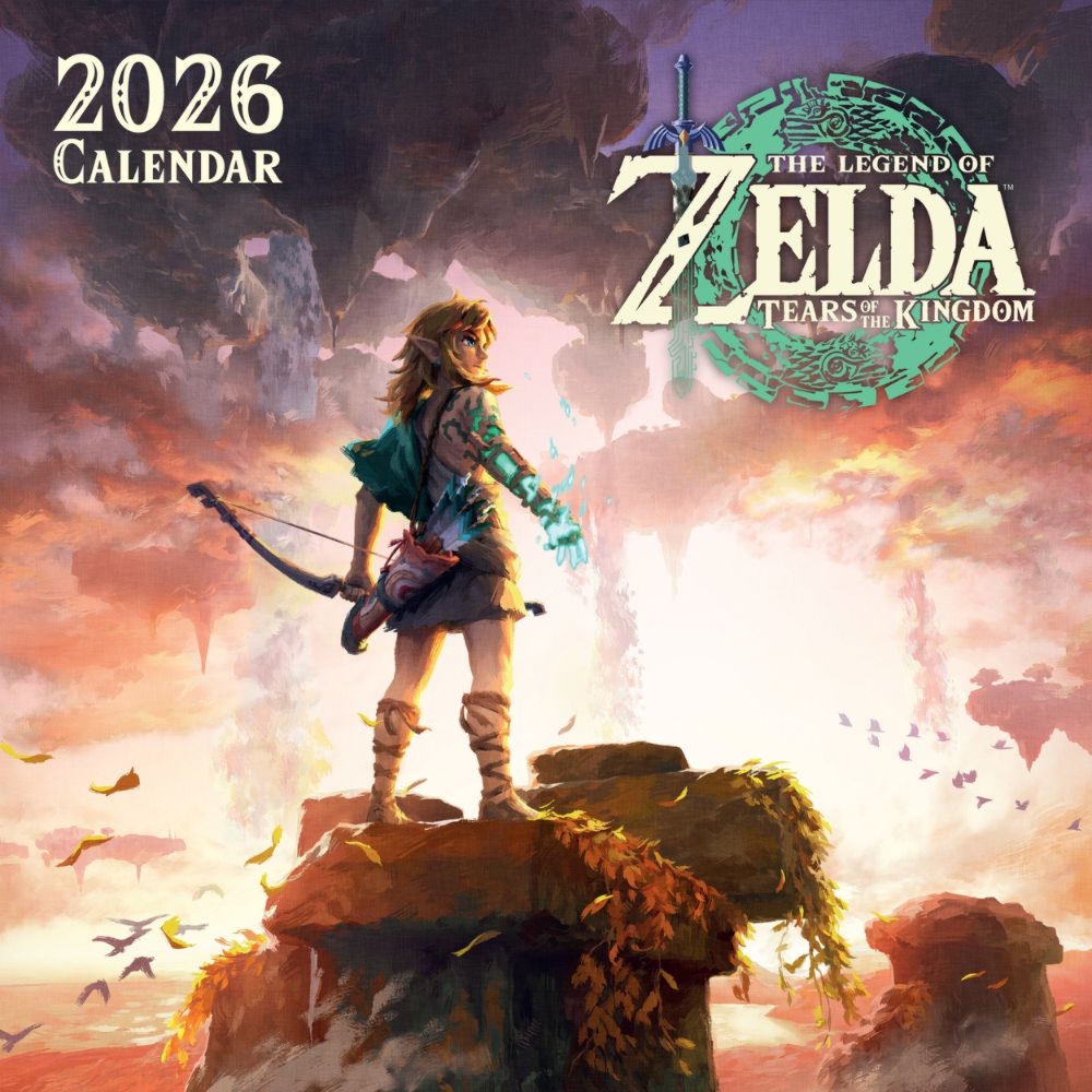 The Legend Of Zelda - Oficjalny Kalendarz 2026 + plakat Gratis