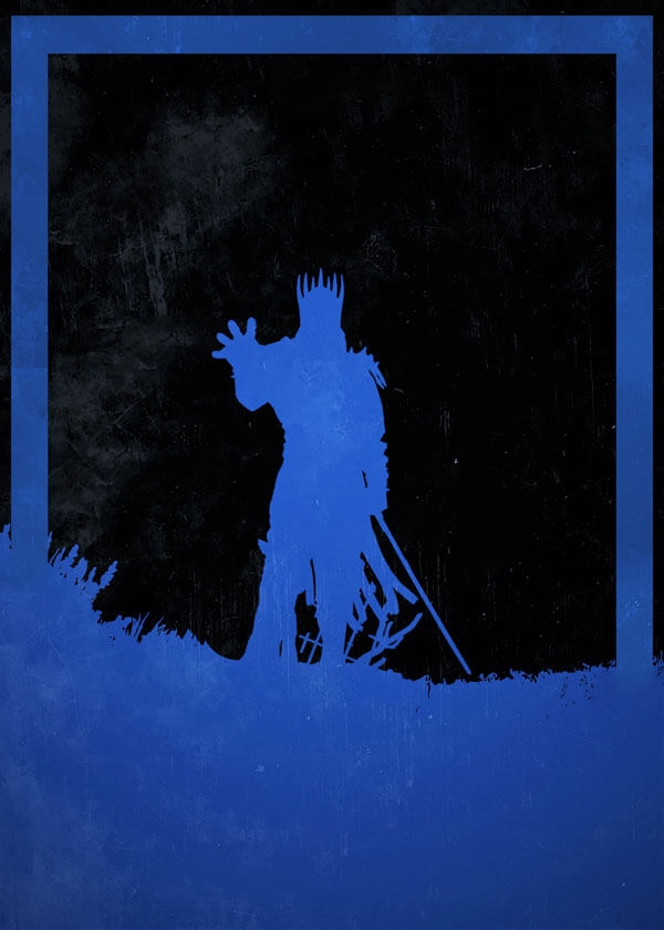 Image of dusk of villains - eredin, wiedźmin - plakat wymiar do wyboru: 21x29,7 cm