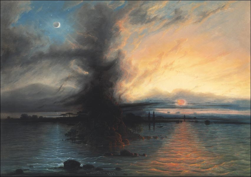 Image of The Rock of Salvation, Samuel Colman - plakat Wymiar do wyboru: 84,1x59,4 cm