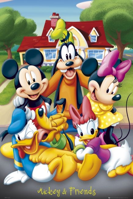 Image of Myszka Miki i Przyjaciele - Disney Mickey Mouse - plakat